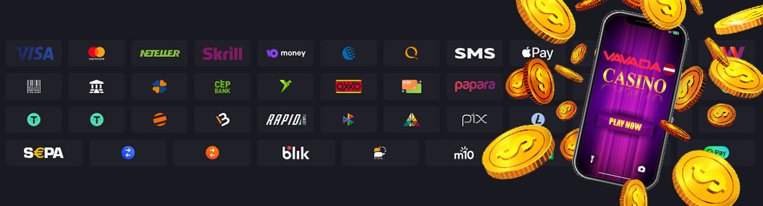 Deposit Vavada casino. 